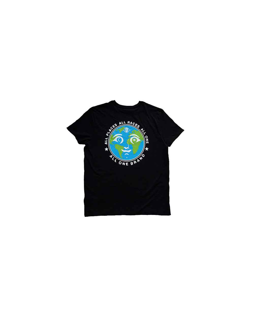 All One Brand Face World Full Black - Camiseta