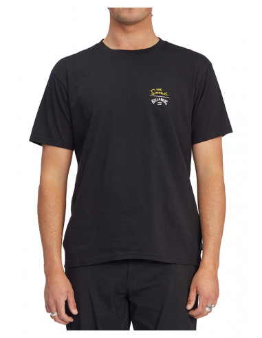 Billabong X The Simpsons Family Couch Blk - Camiseta