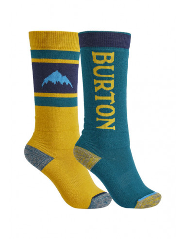 Burton K Weekend Mdwt Sock 2-Pack Celestial Blue/Cadmyl