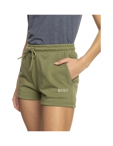 Short Roxy Surf Stoked Terry Loden Green