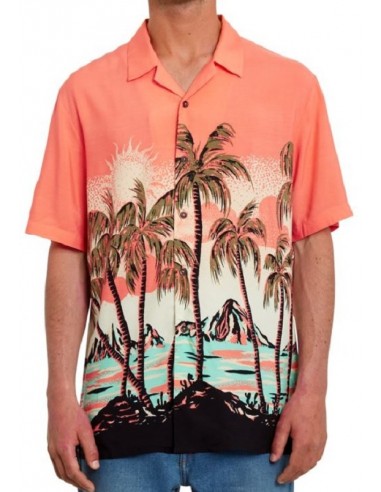 Volcom Parodice SS Shirt Living Coral - Camisa