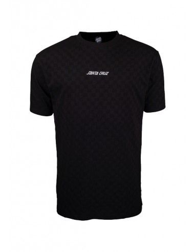 Santa Cruz Checker Black - Tshirt