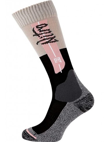 Nitro Women Crown Socks Black-Grey-Pink