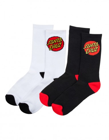 Santa Cruz Classic Dot Sock 2PK - Calcetines