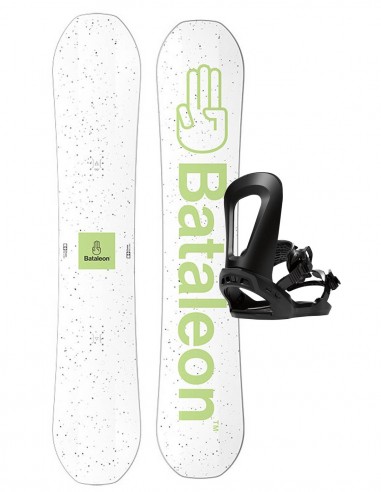 Bataleon Chaser Snowboard + E-Stroyer Black Bundle