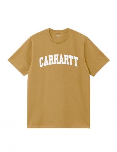 Carhartt WIP S/S University T-Shirt Bourbon/White