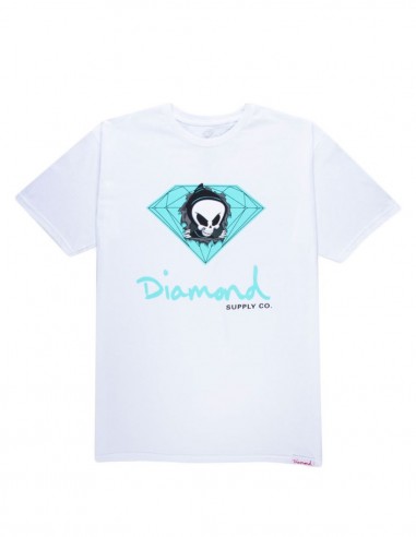 Diamond Supply X Blind Reaper T-Shirt WHT