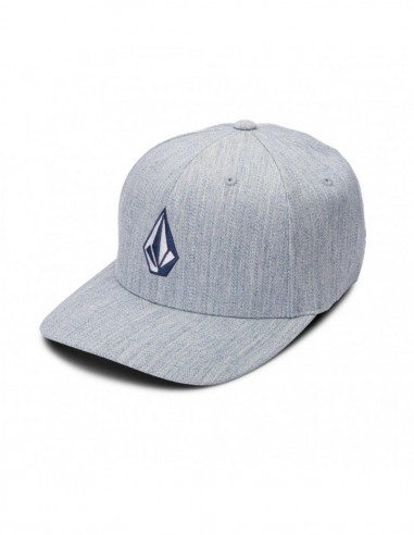 Volcom Full Stone HTHR Flexfit Hat Blue Combo