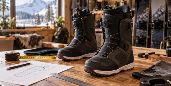 Talla botas snowboard: cómo medir tu pie y elegir la talla correcta